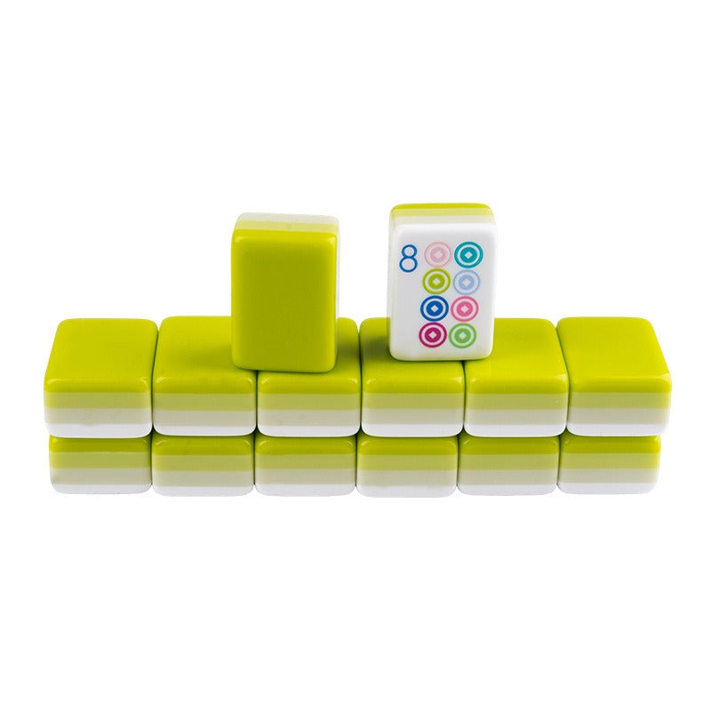 American Mahjong Acrylic Tile Set with 4-Layer Storage Box