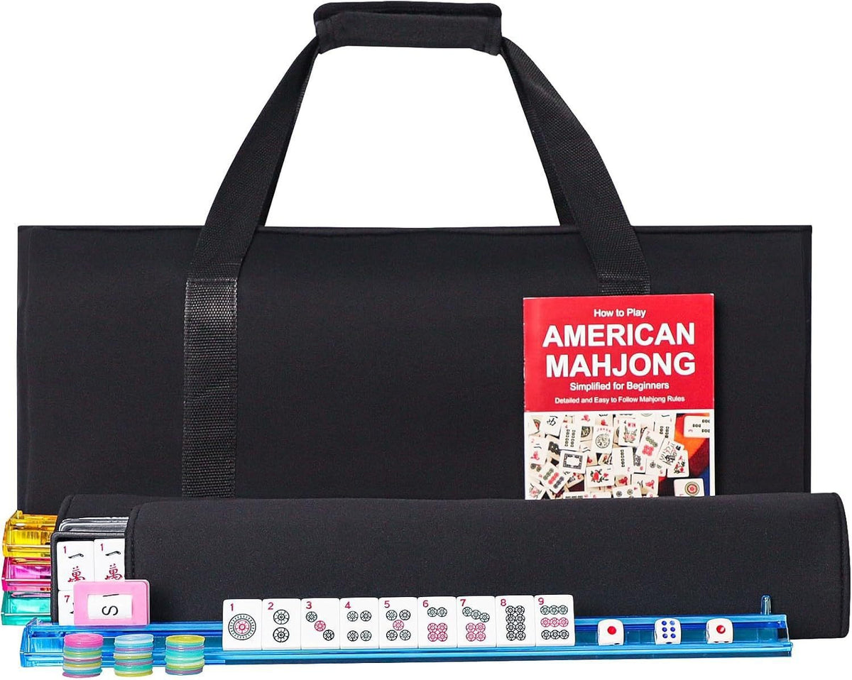 Foldable Mahjong Storage & Travel Organizer Bag