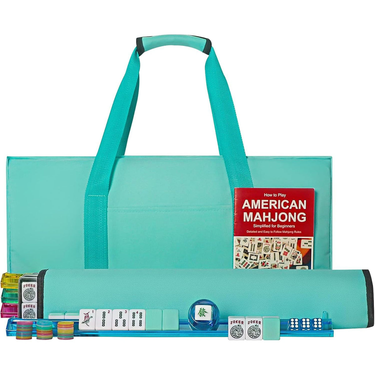Foldable Mahjong Storage & Travel Organizer Bag