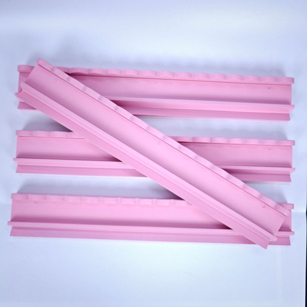 20-Inch Wooden American Mahjong Racks & Pushers – Set of 4