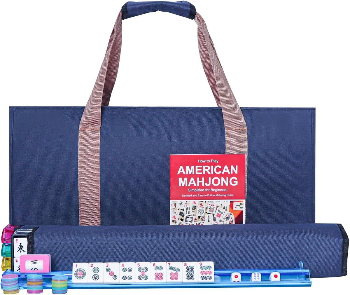Foldable Mahjong Storage & Travel Organizer Bag