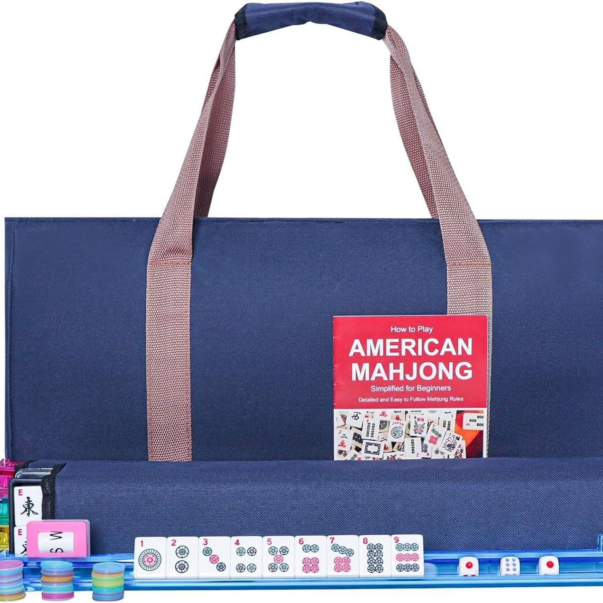 Foldable Mahjong Storage & Travel Organizer Bag