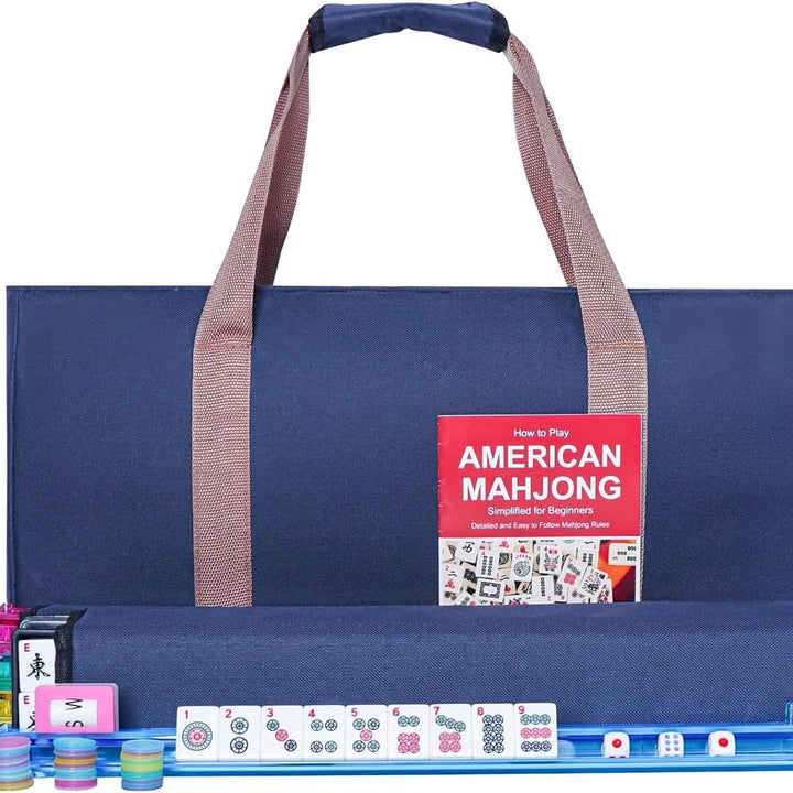 Foldable Mahjong Storage & Travel Organizer Bag