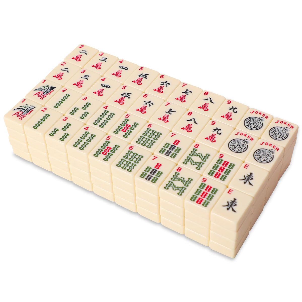 166 Ivory American Mahjong Tiles – 1.2 in, Tiles Only