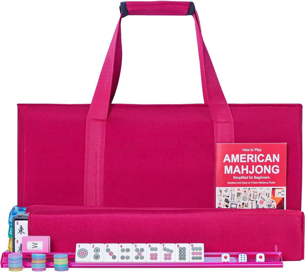 Foldable Mahjong Storage & Travel Organizer Bag