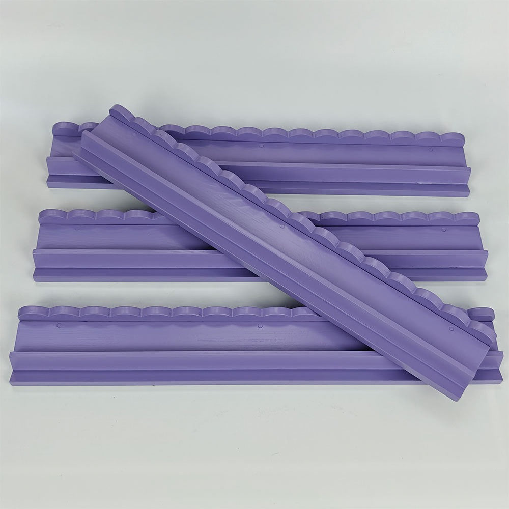 20-Inch Wooden American Mahjong Racks & Pushers – Set of 4